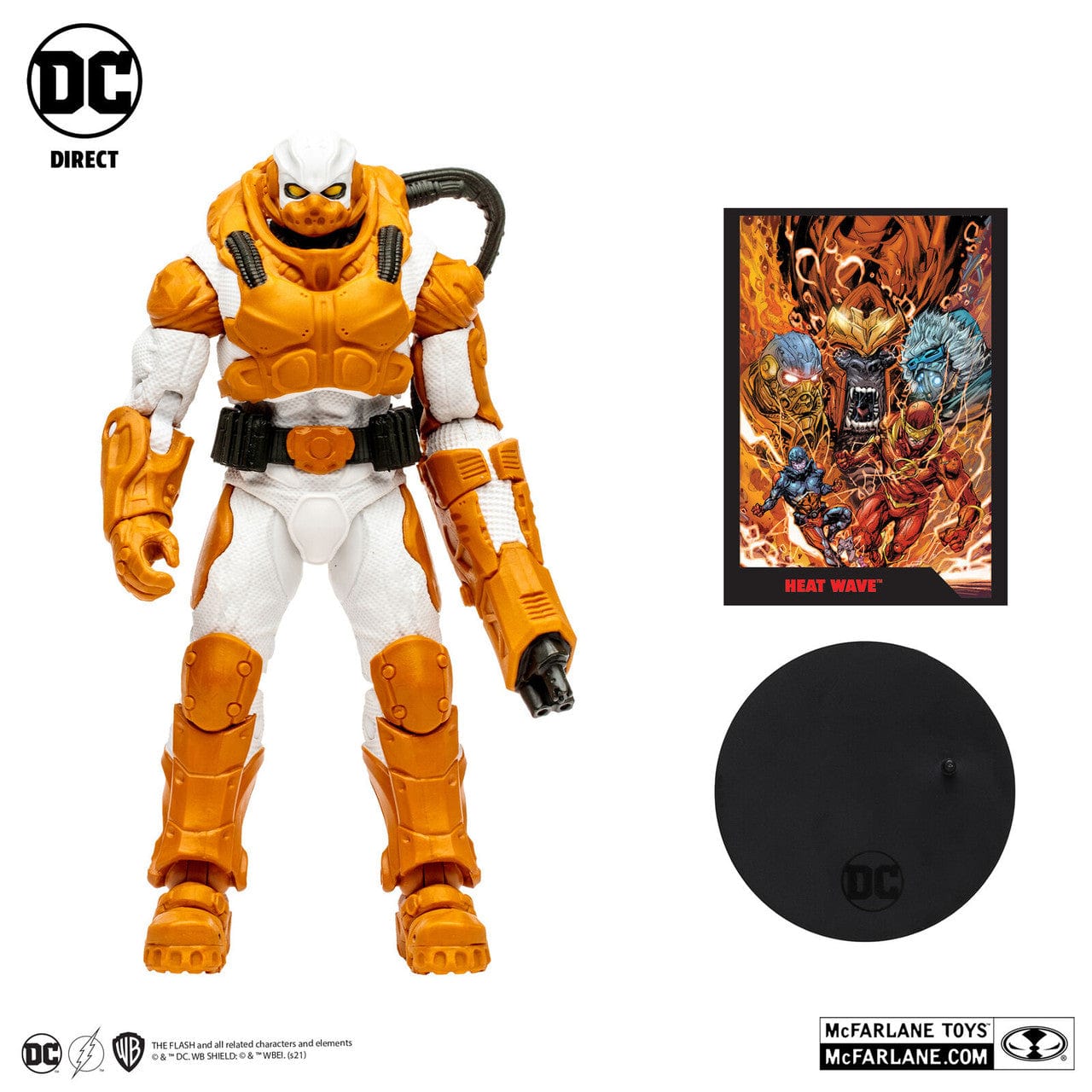McFarlane Toys DC Page Punchers Heat Wave 7" with Flash Comic McFarlane Toys DC Page Punchers Heat Wave 7" with Flash Comic