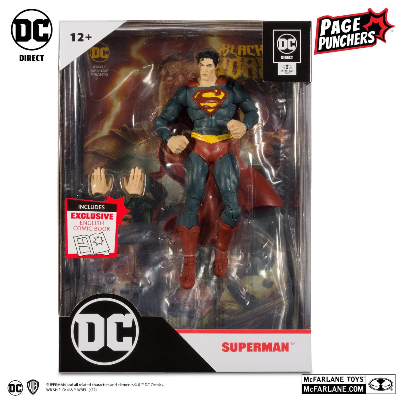 McFarlane Toys DC Page Punchers Superman 7" Figure With Comic