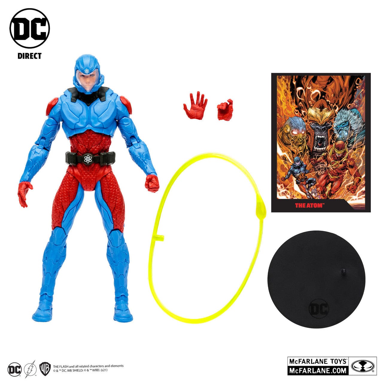 McFarlane Toys DC Page Punchers The Atom 7" with Flash Comic