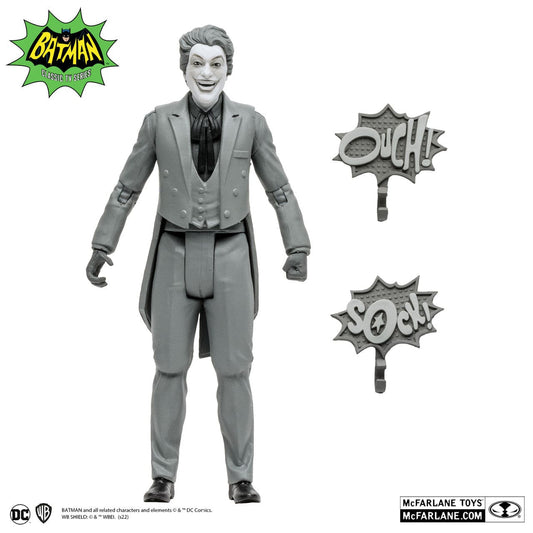 McFarlane Toys DC Retro Black & White Joker Classic TV Series McFarlane Toys DC Retro Black & White Joker Classic TV Series