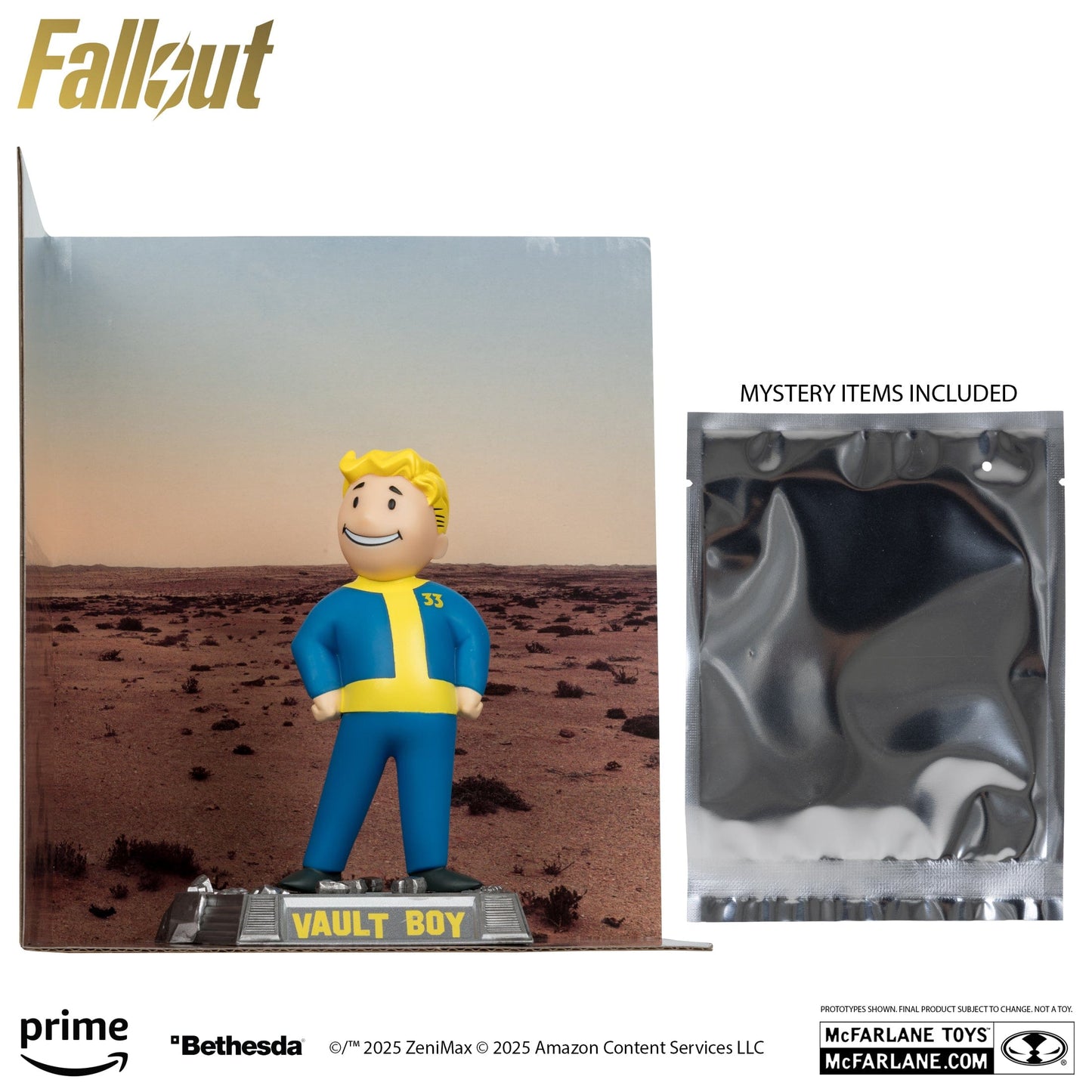 McFarlane Toys Fallout Vault Boy Mascot Version 2 Fallout TV Series Movie Maniacs