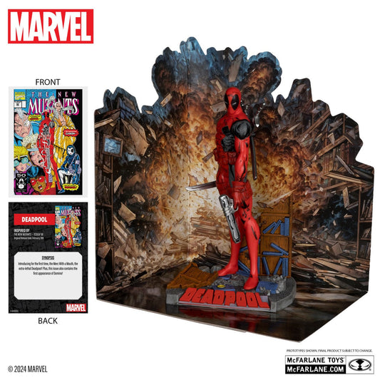 McFarlane Toys Marvel 1:10th Deadpool New Mutants #98 McFarlane Toys Marvel 1:10th Deadpool New Mutants #98