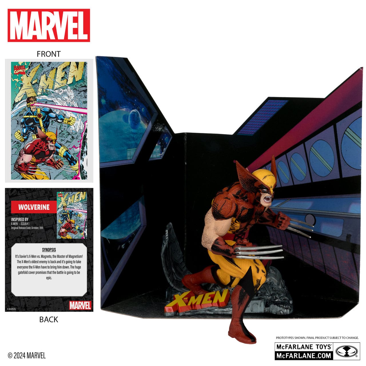 McFarlane Toys Marvel 1:10th Wolverine X-Men #1 McFarlane Toys Marvel 1:10th Wolverine X-Men #1