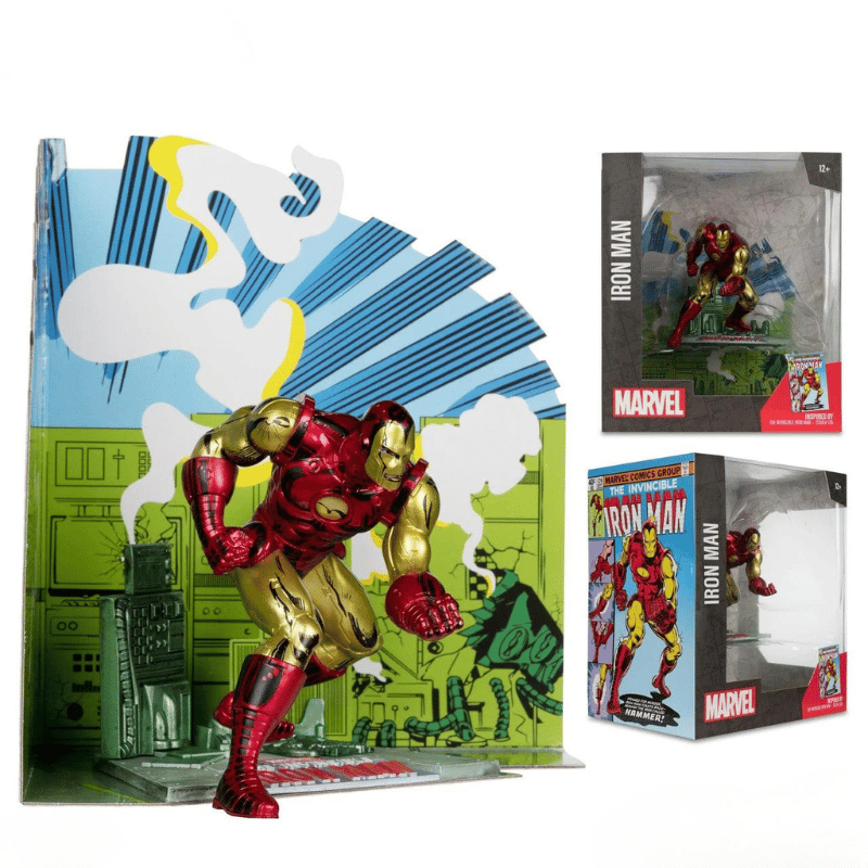 McFarlane Toys Marvel Iron Man 1:10th Scale Figure The Invincible Iron man #126 McFarlane Toys Marvel Iron Man 1:10th Scale Figure The Invincible Iron man #126