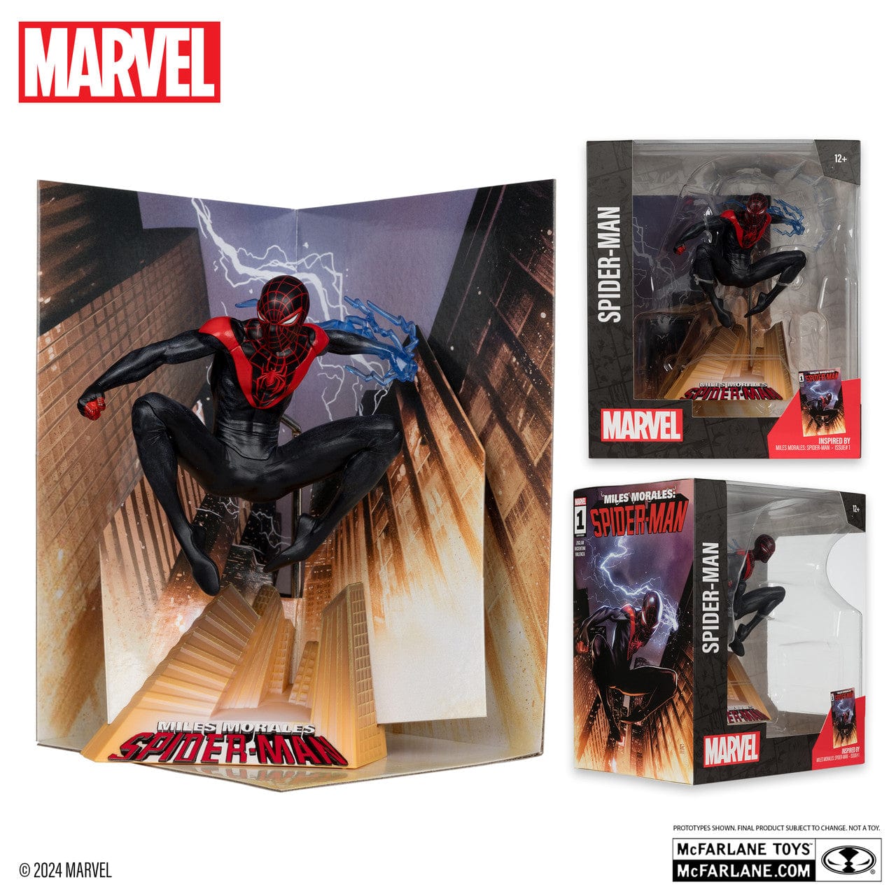 McFarlane Toys Marvel Miles Morales Spider-Man 1:10th Scale Miles Morales Spider-Man #1