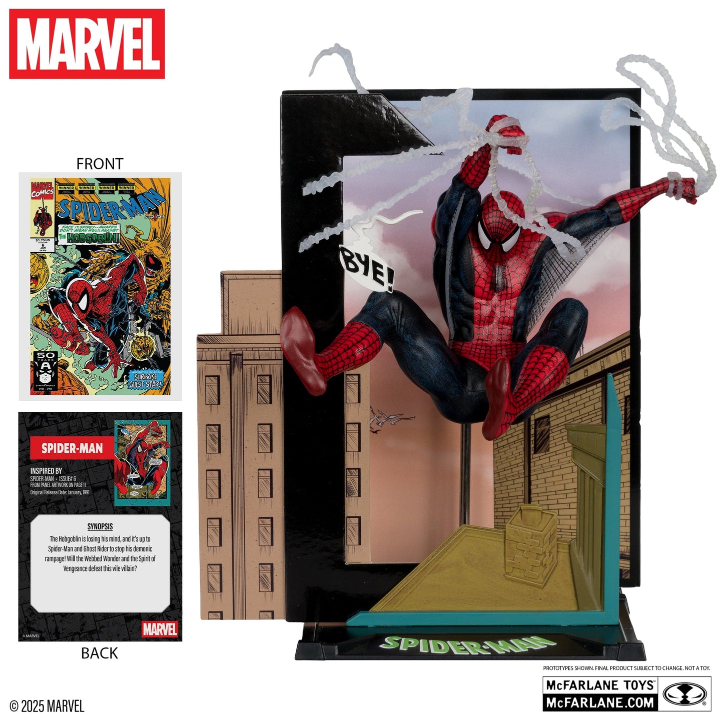 mcFarlane Toys Marvel Spider-Man 1:10 Scale Spider-Man #6 Statue mcFarlane Toys Marvel Spider-Man 1:10 Scale Spider-Man #6 Statue