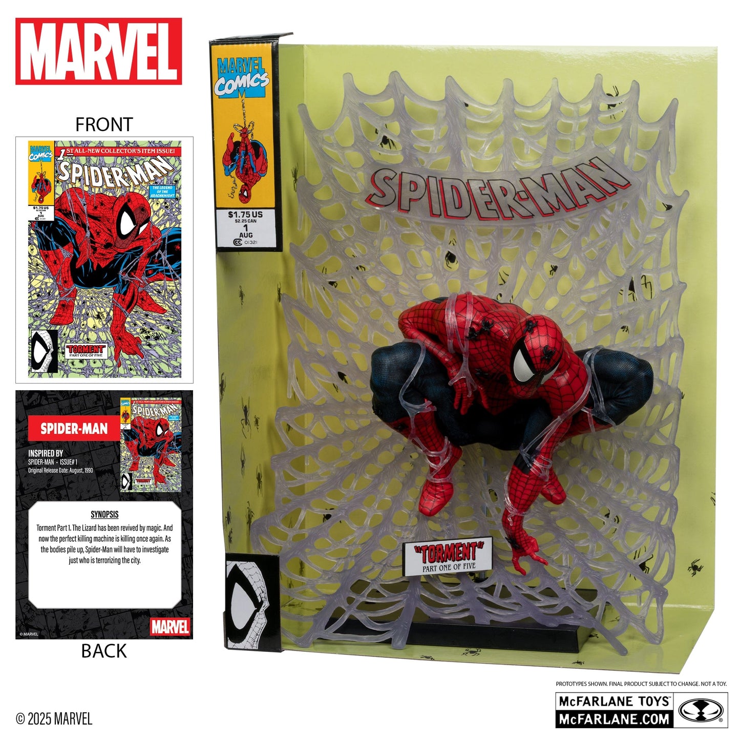McFarlane Toys Marvel Spider-Man 1:6TH Scale Spider-Man #1 McFarlane Toys Marvel Spider-Man 1:6TH Scale Spider-Man #1