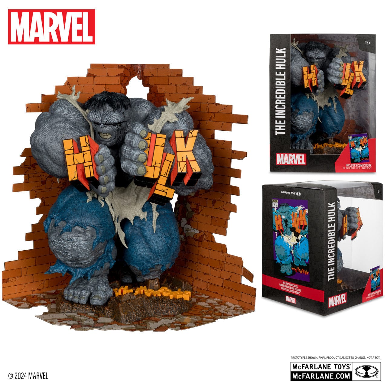 McFarlane Toys Marvel The Incredible Hulk 1:6th Scale The Incredible Hulk #345 McFarlane Toys Marvel The Incredible Hulk 1:6th Scale The Incredible Hulk #345
