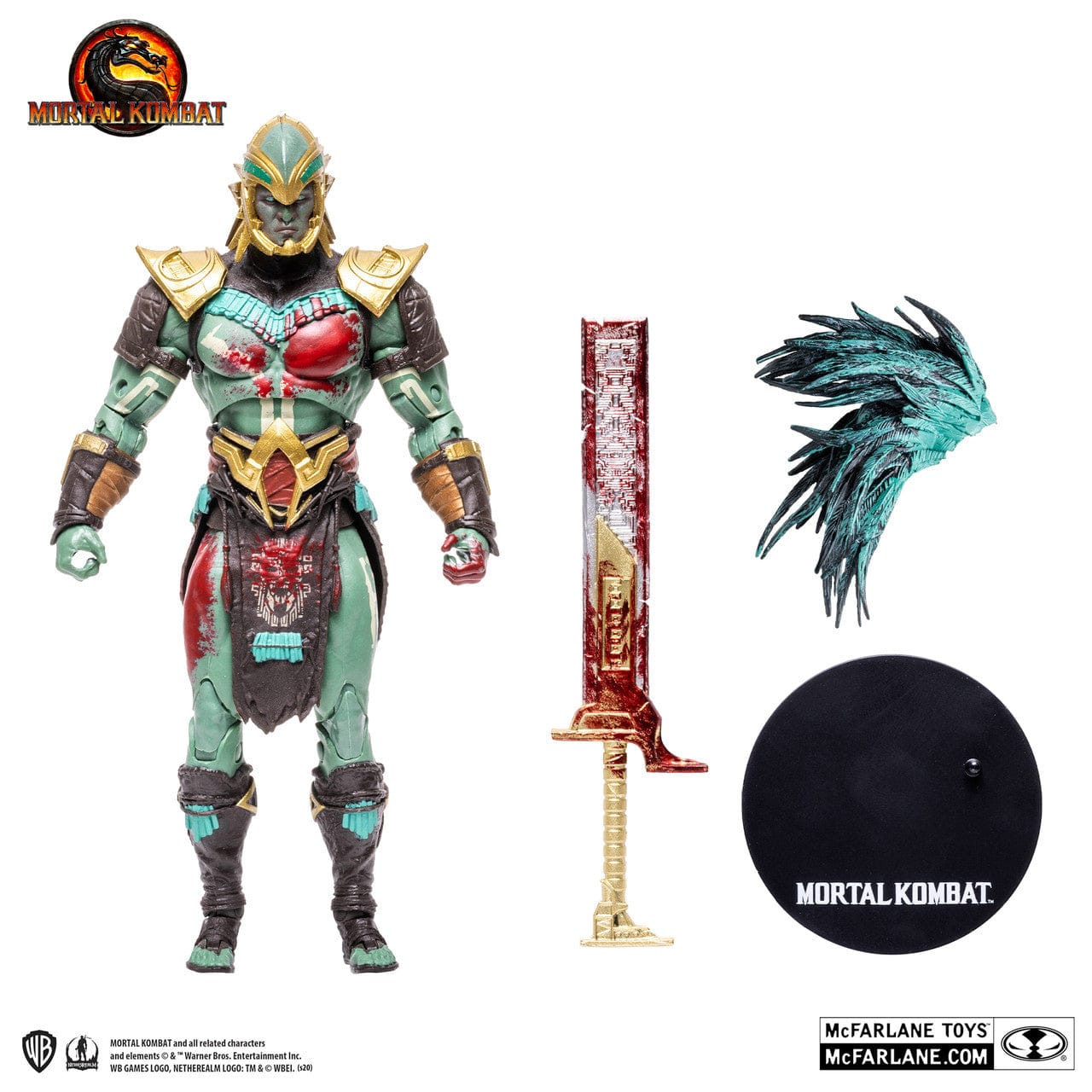 McFarlane Toys Mortal Kombat Kotal Kahn Bloody McFarlane Toys Mortal Kombat Kotal Kahn Bloody