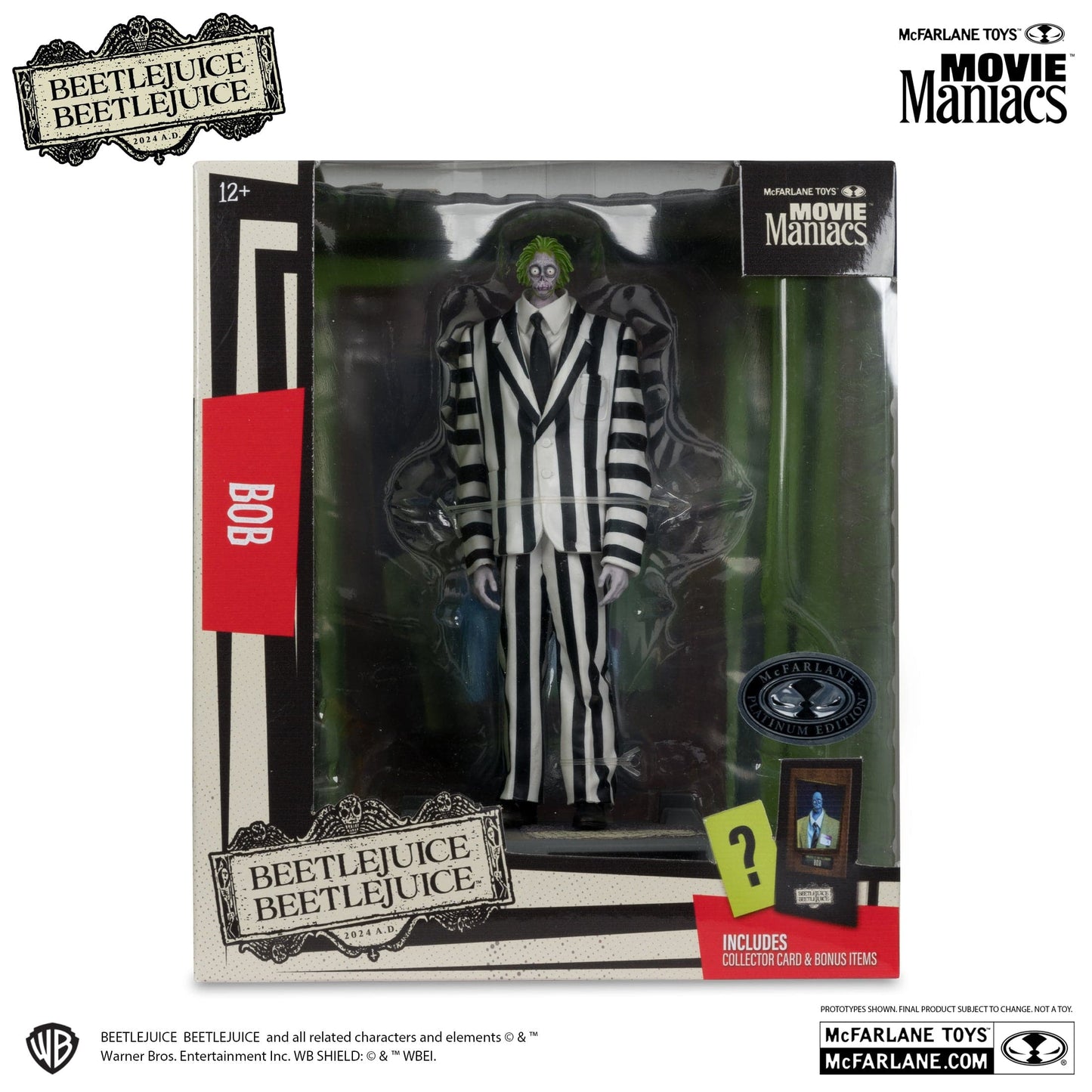 McFarlane Toys Movie Maniacs Shrinker Bob Platinum Version