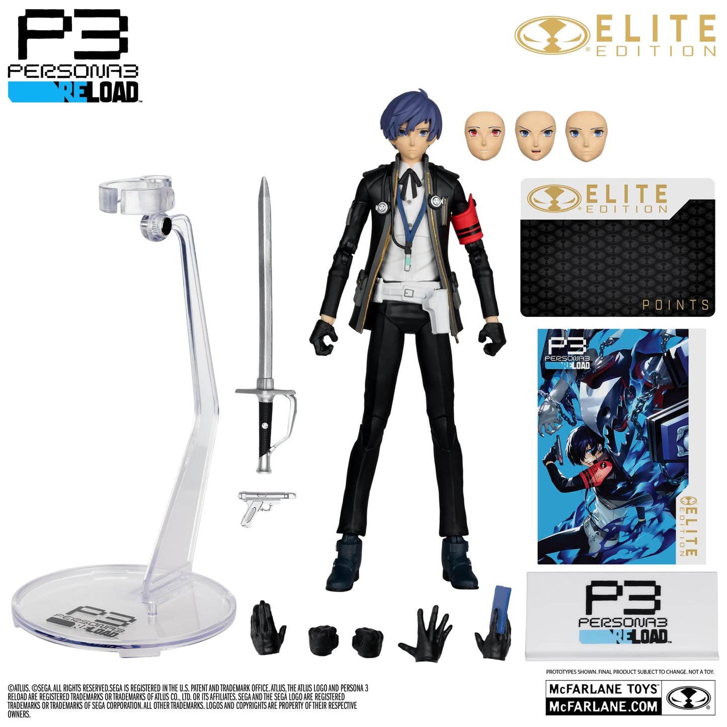 McFarlane Toys Persona 3 Reload The Protagonist Elite Edition Deluxe Action Figure