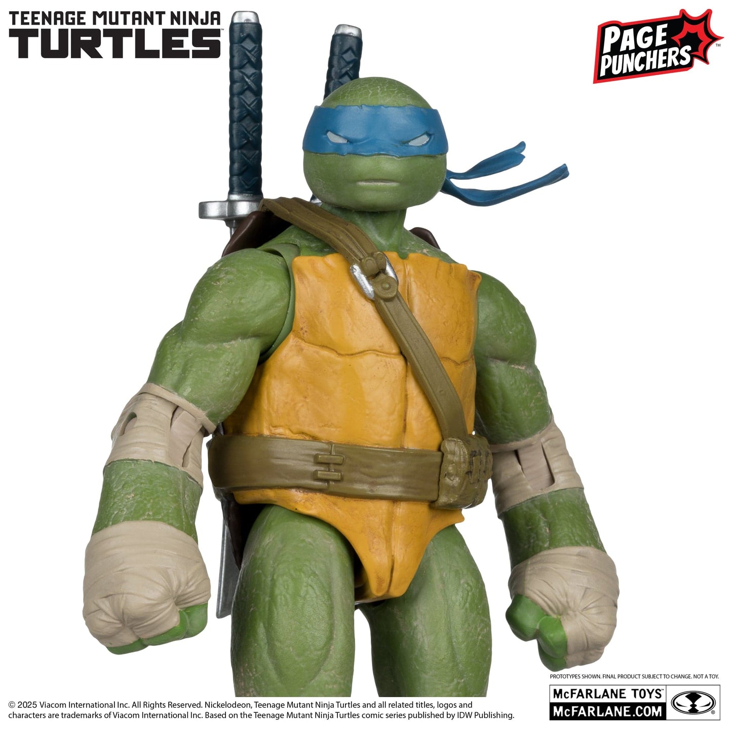 McFarlane Toys Teenage Mutant Ninja Turtles Leonardo Page Puncher Action Figure McFarlane Toys Teenage Mutant Ninja Turtles Leonardo Page Puncher Action Figure