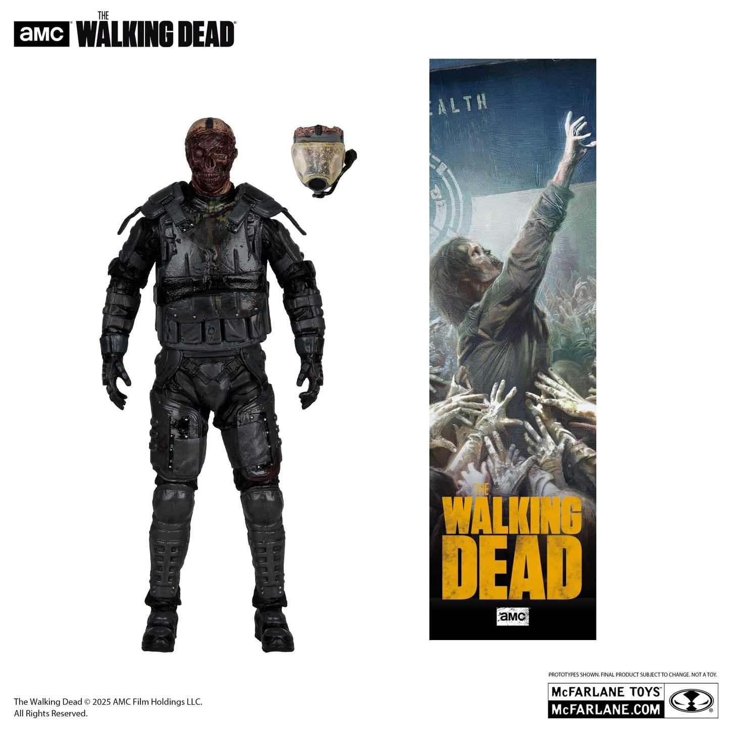 McFarlane Toys The Walking Dead Gas Mask Zombie
