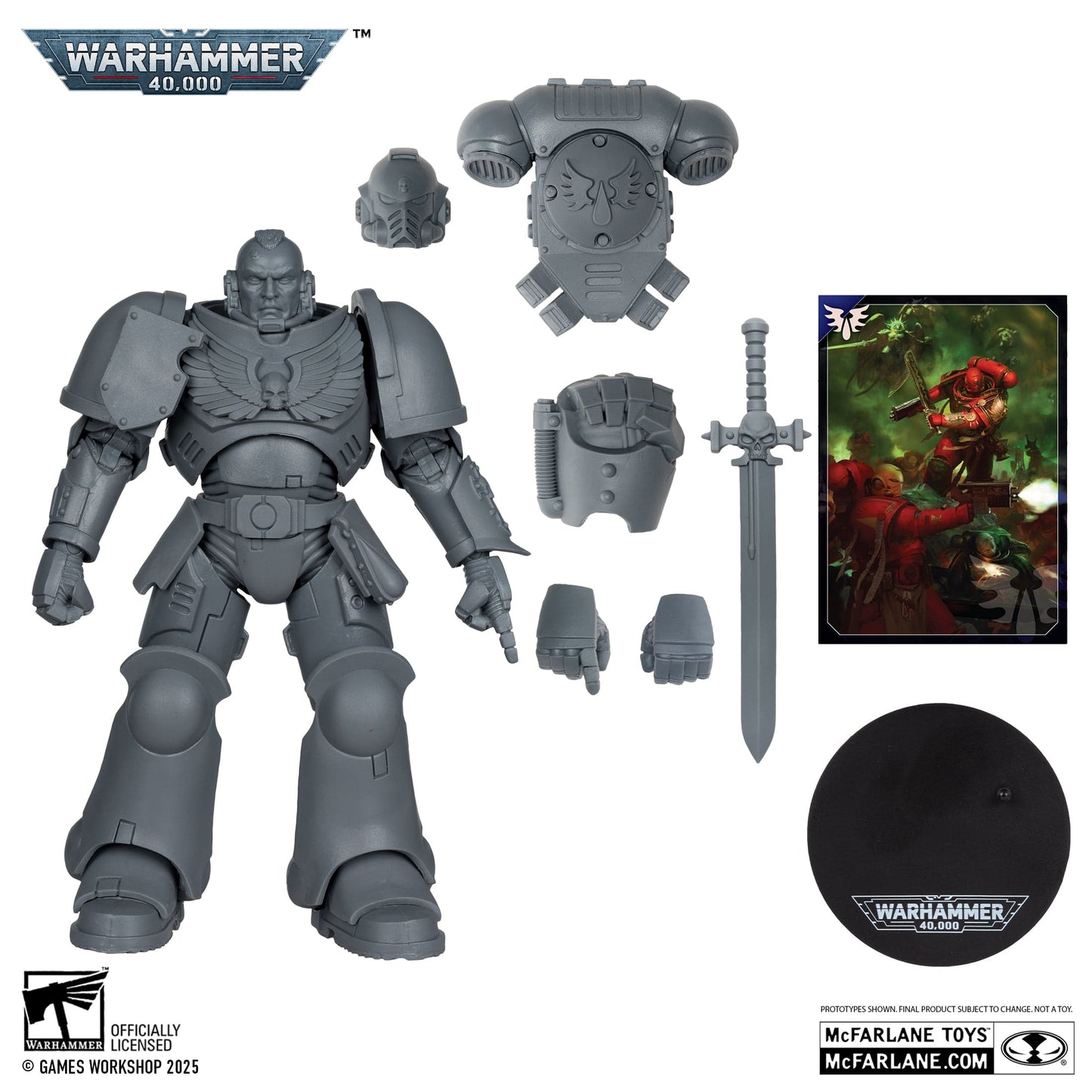 McFarlane Toys Warhammer 40,000 Assault Intercessor Sergeant Unpained McFarlane Toys Warhammer 40,000 Assault Intercessor Sergeant Unpained