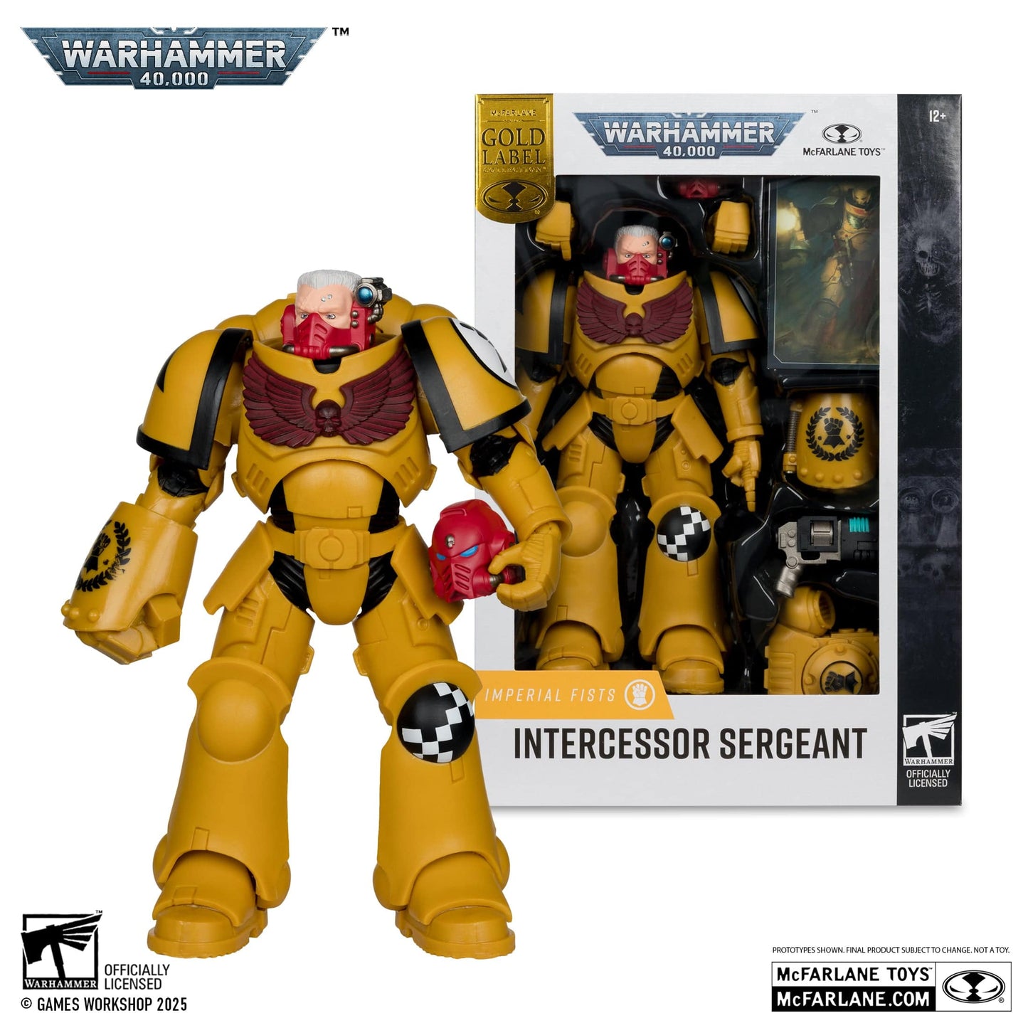 McFarlane Toys Warhammer 40,000 Intercessor Sergeant Imperial Fist McFarlane Toys Warhammer 40,000 Intercessor Sergeant Imperial Fist
