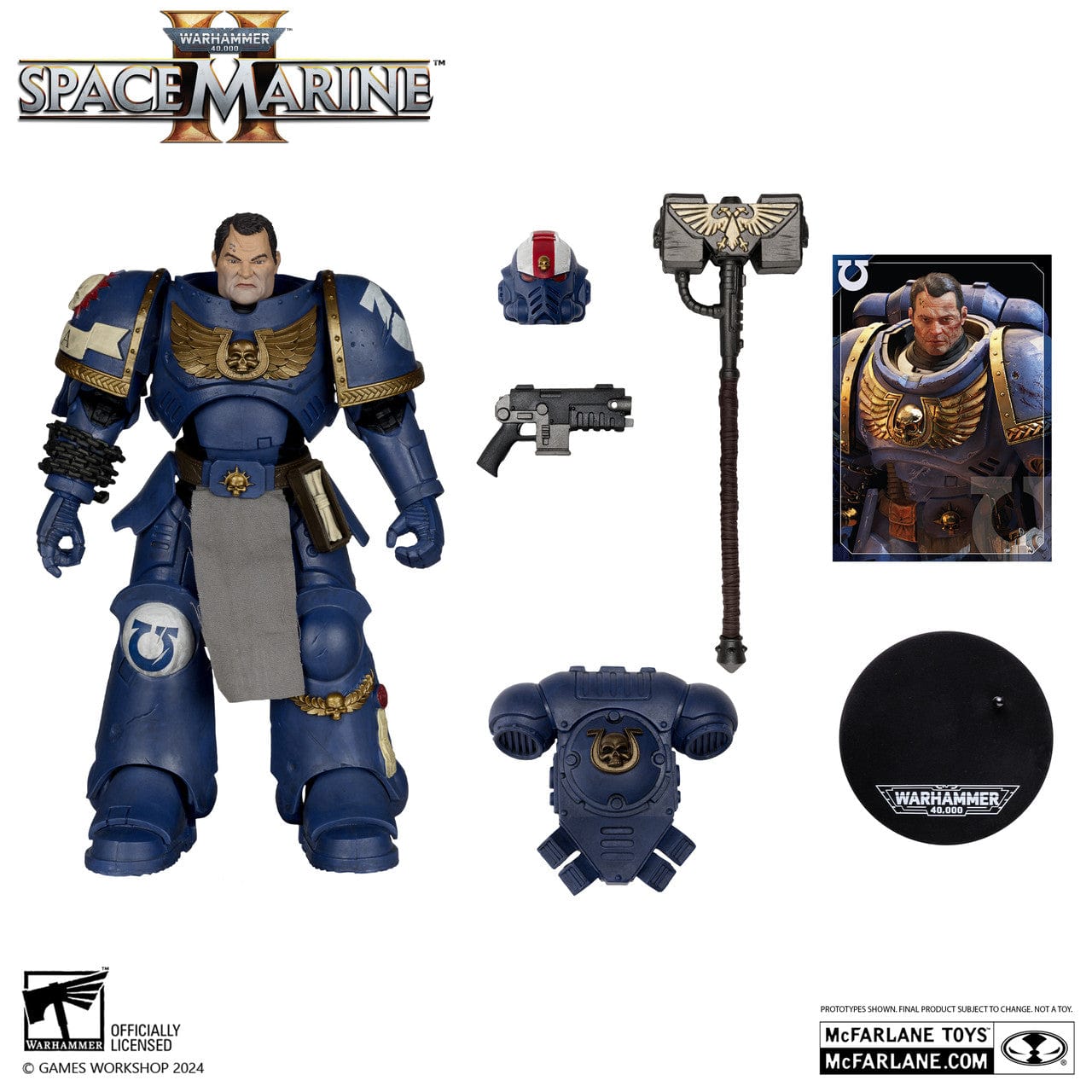 McFarlane Toys Warhammer 40,000 Lieutenant Titus Space Marine 2 McFarlane Toys Warhammer 40,000 Lieutenant Titus Space Marine 2