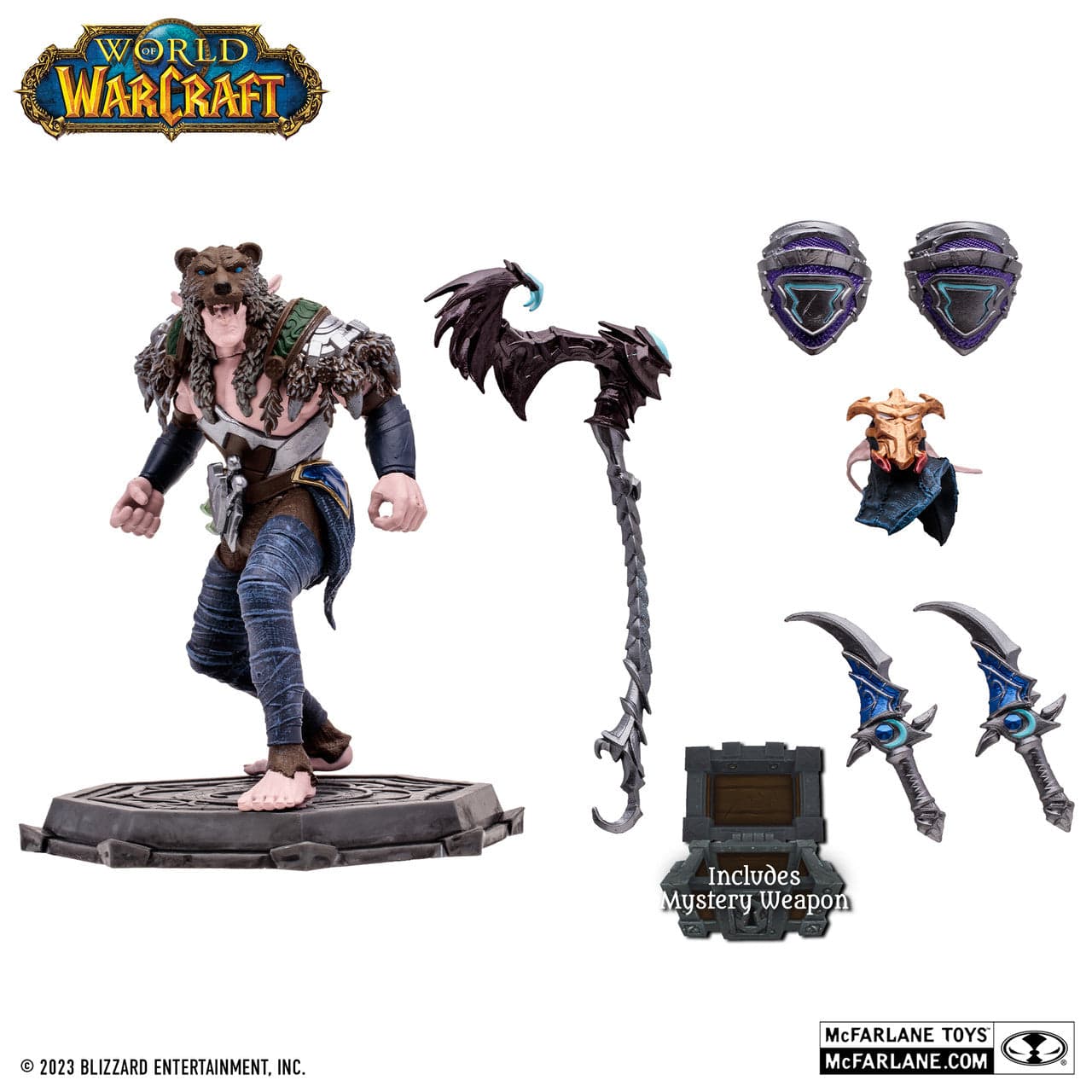 McFarlane Toys World Of Warcraft Night Elf Druid/Rogue Rare Version McFarlane Toys World Of Warcraft Night Elf Druid/Rogue Rare Version