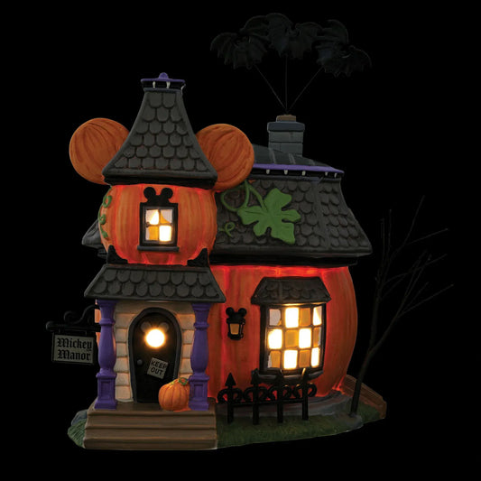 Mickey Mouse's Pumpkin Manor Disney Village by Department 56 Mickey Mouse's Pumpkin Manor Disney Village by Department 56