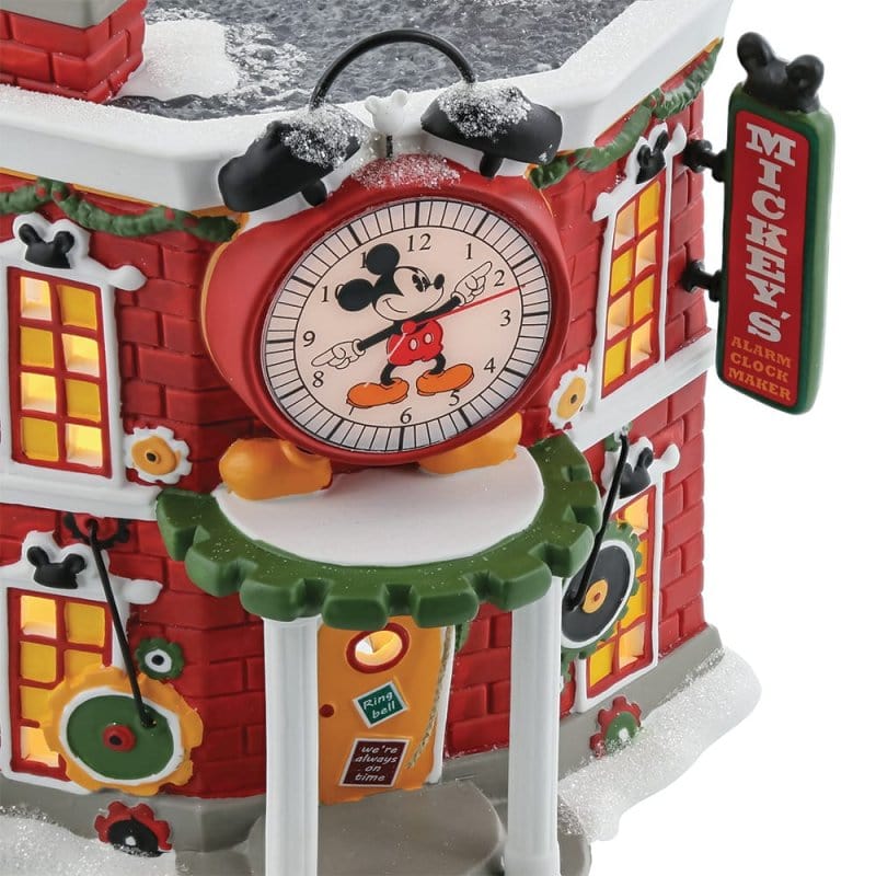 Mickey's Alarm Clock Shop Disney Village by Department 56