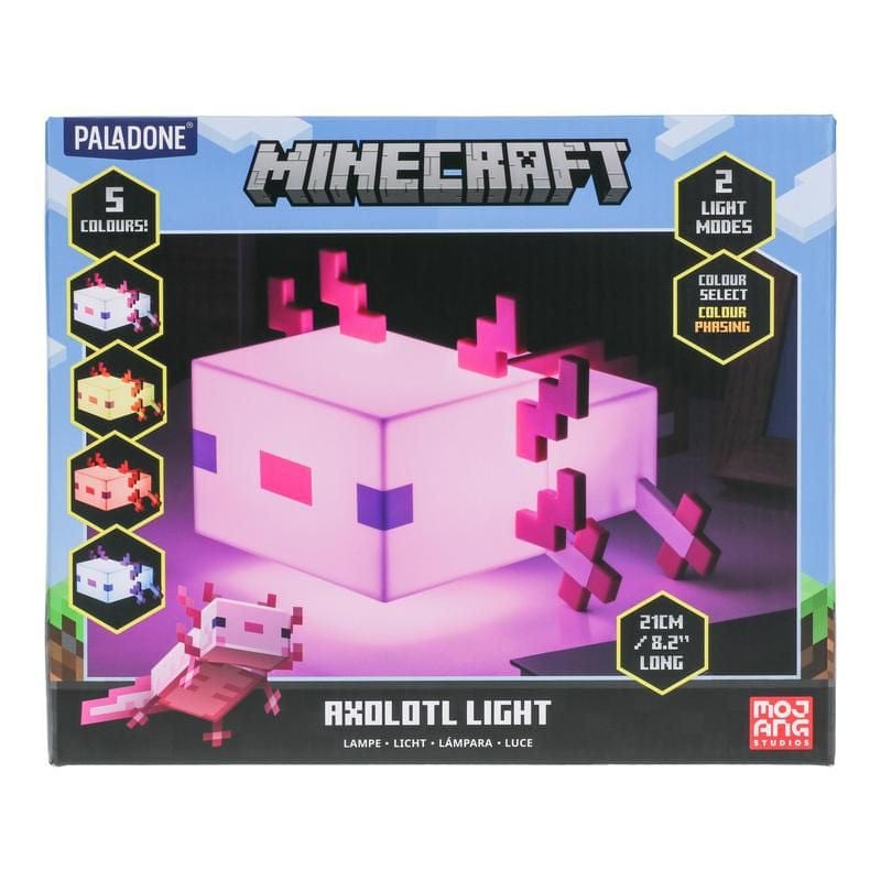 Minecraft Axolotyl Light By Paladone