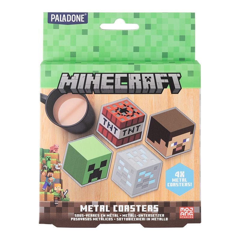 Minecraft Metal Coasters By Paladone
