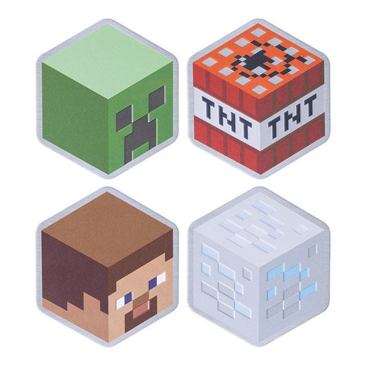 Minecraft Metal Coasters By Paladone Minecraft Metal Coasters By Paladone