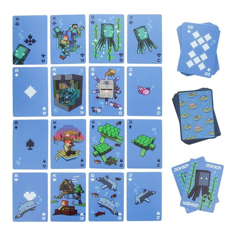 Minecraft Waterproof Playing Cards By Paladone