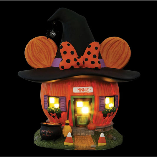 Minnie Mouse's Pumpkintown House Disney Village by Department 56 Minnie Mouse's Pumpkintown House Disney Village by Department 56