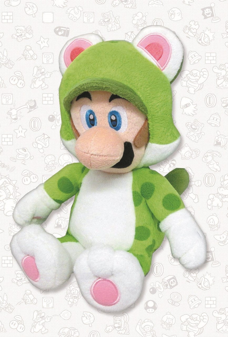 Official World of Nintendo Cat Luigi Small Plush Cuddly Toy Official World of Nintendo Cat Luigi Small Plush Cuddly Toy