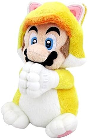 Official World of Nintendo Cat Mario with Magnets Small Plush Cuddly Toy Official World of Nintendo Cat Mario with Magnets Small Plush Cuddly Toy