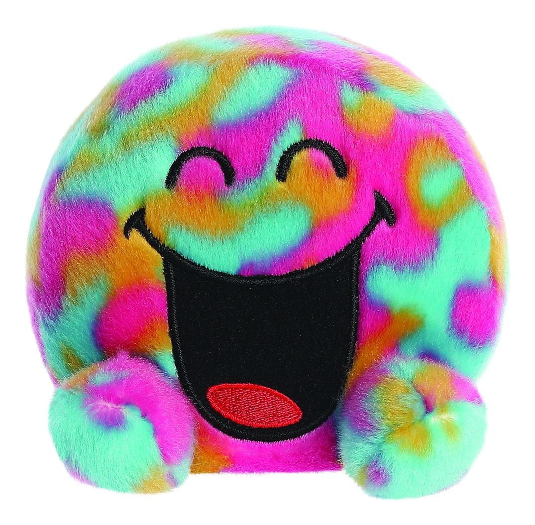 Palm Pals Smiley World Silly Smiley 5” Plush By Aurora World