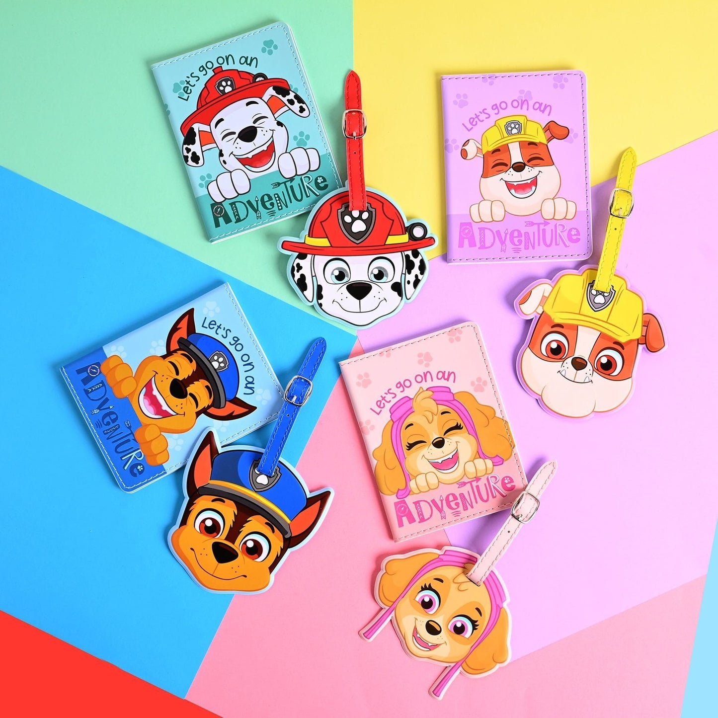 Paw Patrol Passport & Luggage Tag - Rubble Paw Patrol Passport & Luggage Tag - Rubble