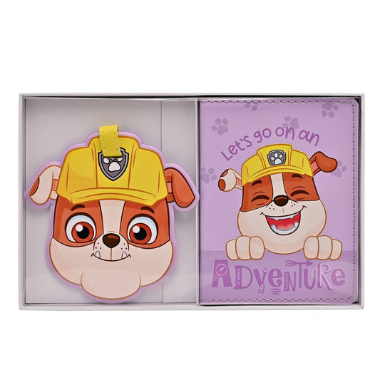 Paw Patrol Passport & Luggage Tag - Rubble Paw Patrol Passport & Luggage Tag - Rubble