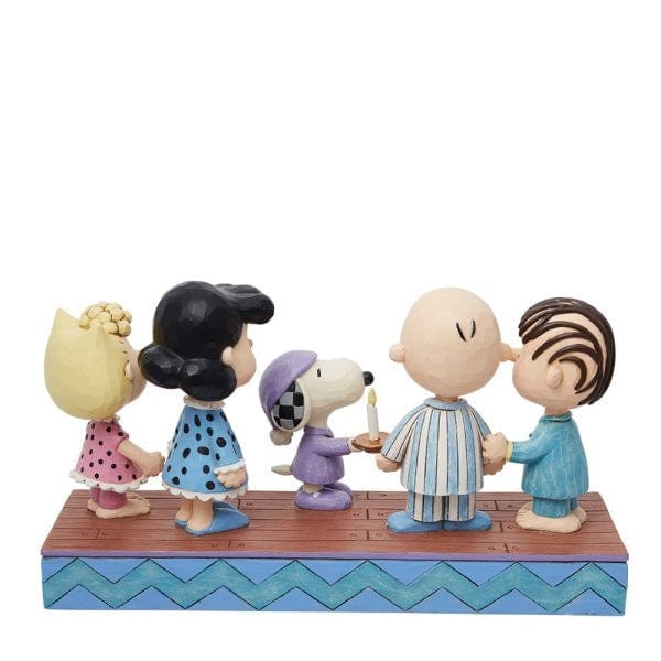 Peanuts Gang in Christmas PJ's Snoopy Figurine By Jim Shore 6013046