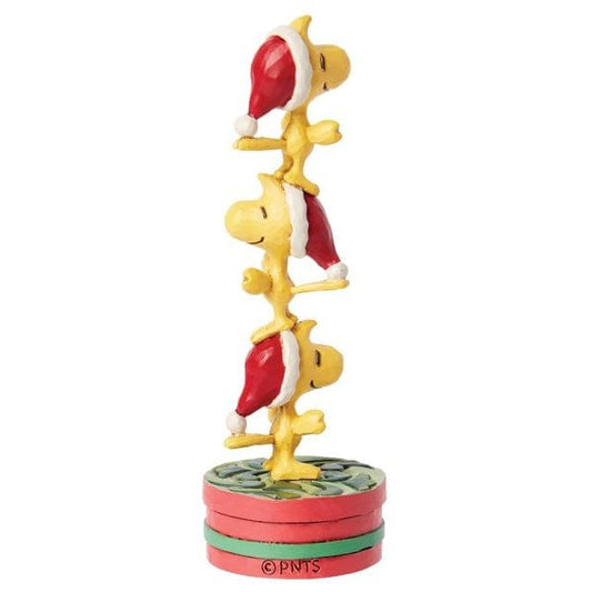 Peanuts Woodstock Stacked Mini Figurine by Jim Shore 6015037 Peanuts Woodstock Stacked Mini Figurine by Jim Shore 6015037