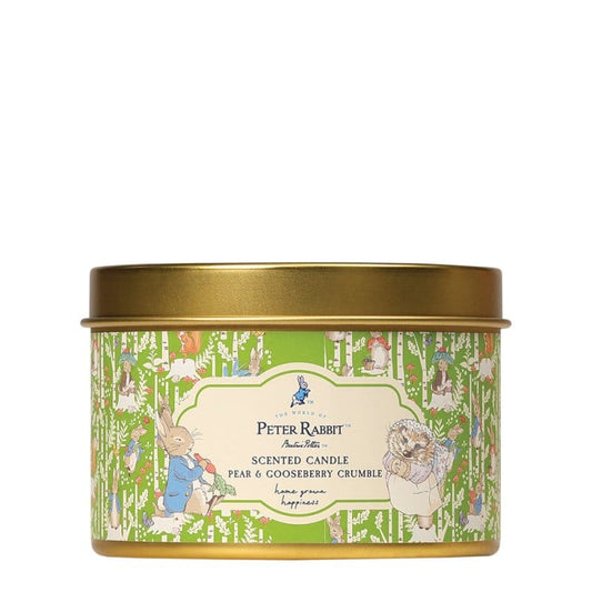 Peter Rabbit Pear & Gooseberry Tin Candle Peter Rabbit Home Fragrance Peter Rabbit Pear & Gooseberry Tin Candle Peter Rabbit Home Fragrance