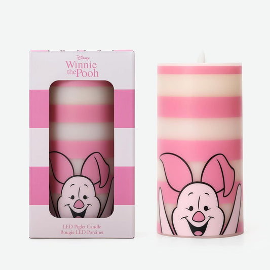 Piglet White and Pink Striped LED Candle by Disney Home Fragrance Piglet White and Pink Striped LED Candle by Disney Home Fragrance