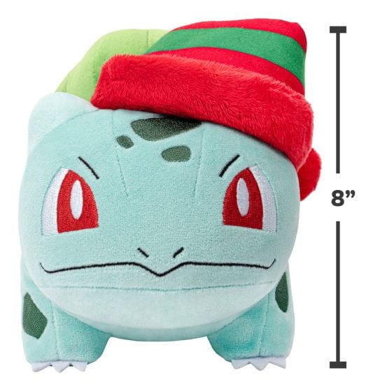 Pokemon Christmas 8 Inch Bulbasaur Plush Pokemon Christmas 8 Inch Bulbasaur Plush