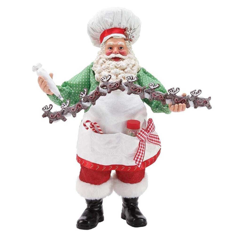 Possible Dreams Santa With 8 Tiny Reindeer Cookies Christmas Figurine