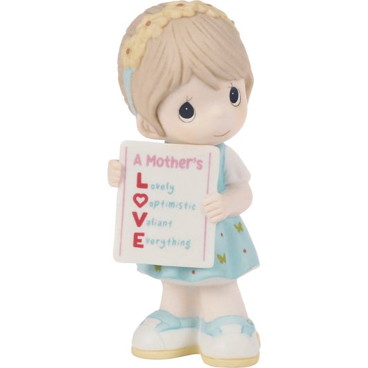 Precious Moments Mother's Day Girl Love Sign Figurine Precious Moments Mother's Day Girl Love Sign Figurine