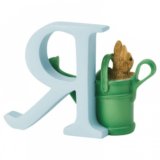 "R" Peter Rabbit in Watering Can Beatrix Potter Alphabet Letter "R" Peter Rabbit in Watering Can Beatrix Potter Alphabet Letter