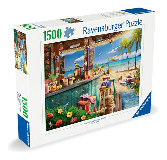 Ravensburger Beach Bar Breezes 1500 Piece Jigsaw Puzzle Ravensburger Beach Bar Breezes 1500 Piece Jigsaw Puzzle
