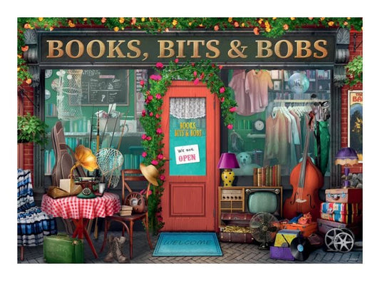 Ravensburger Books, Bits & Bobs 1000 Piece Jigsaw Puzzle Ravensburger Books, Bits & Bobs 1000 Piece Jigsaw Puzzle