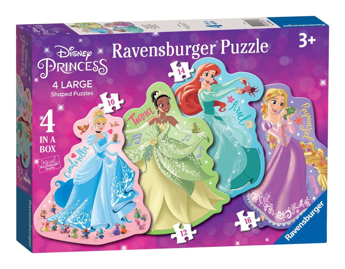 Ravensburger Disney Princess Four In A Box (10,12,14,16 Piece) Jigsaw Puzzle