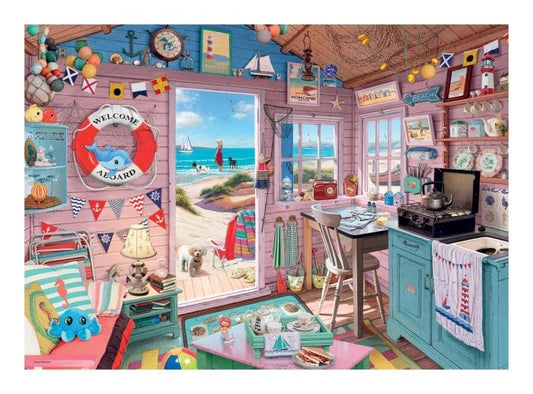 Ravensburger My Haven No. 7 The Beach Hut 1000 Piece Jigsaw Puzzle Ravensburger My Haven No. 7 The Beach Hut 1000 Piece Jigsaw Puzzle