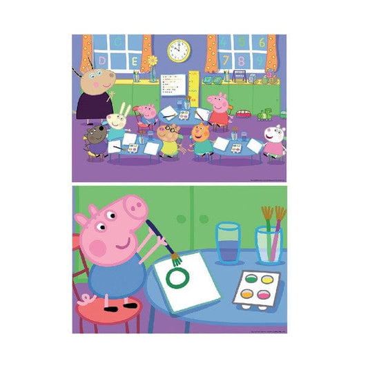 Ravensburger Peppa Pig 2x24 Piece Jigsaw Puzzle Ravensburger Peppa Pig 2x24 Piece Jigsaw Puzzle
