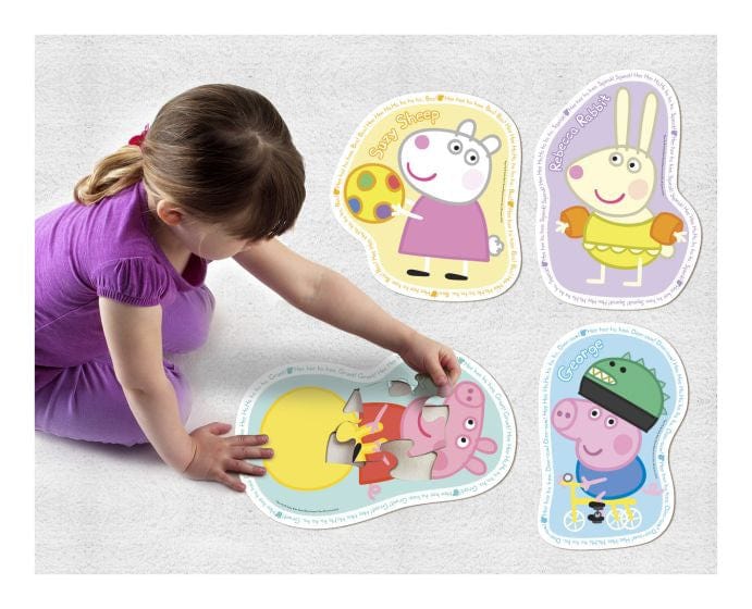 Ravensburger Peppa Pig 4 Piece Large Shaped Jigsaw Puzzles
