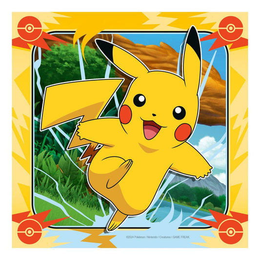 Ravensburger Pokemon 3 Pack 49 Piece Jigsaw Puzzle Ravensburger Pokemon 3 Pack 49 Piece Jigsaw Puzzle
