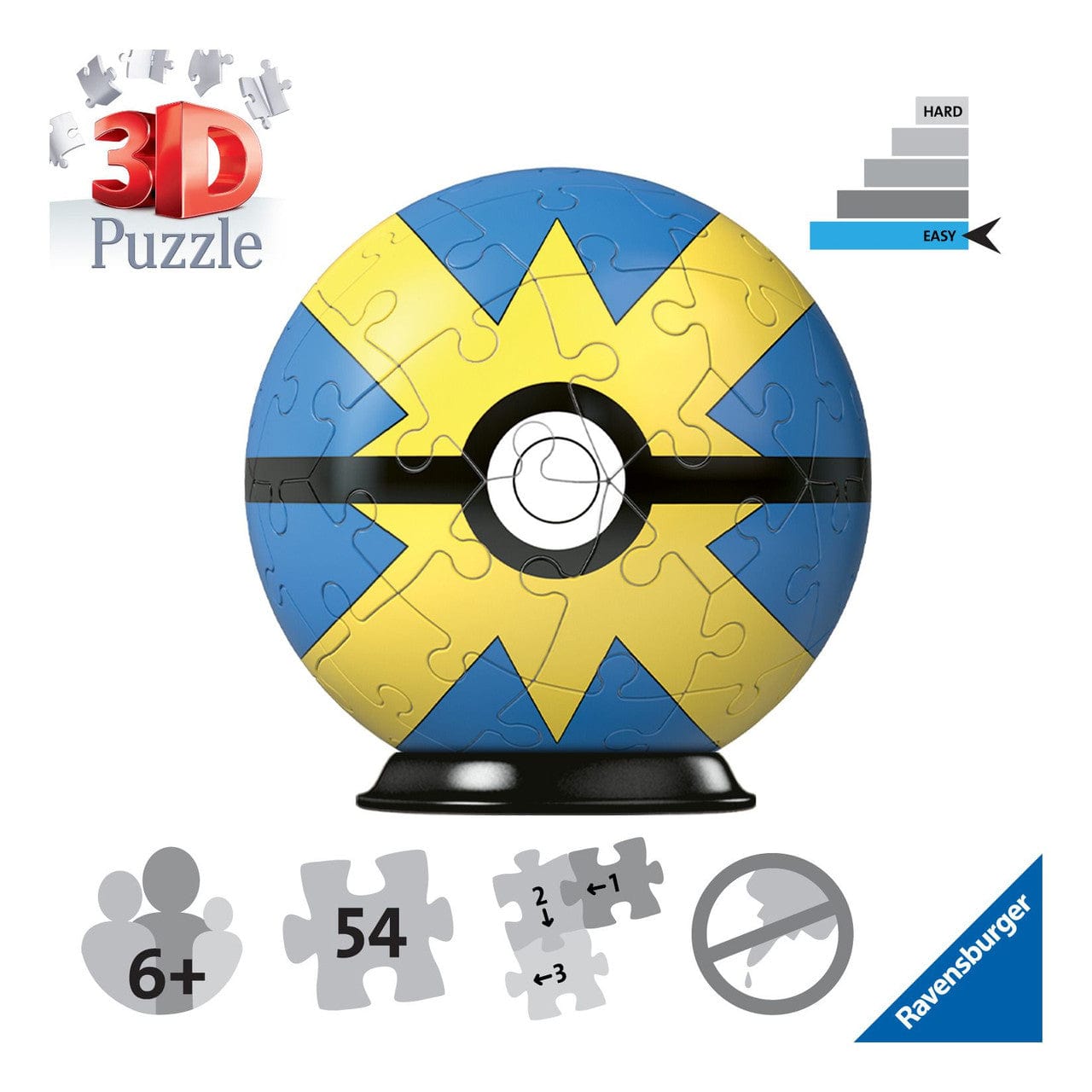 Ravensburger Pokemon Quick Ball 55 Piece 3D Jigsaw Puzzle
