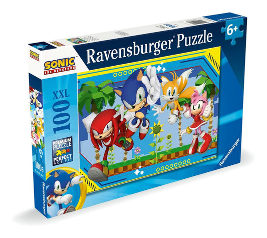 Ravensburger Sonic The Hedgehog 100 Piece XXL Jigsaw Puzzle Ravensburger Sonic The Hedgehog 100 Piece XXL Jigsaw Puzzle